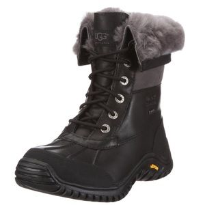 UGG Adirondack Black and Grey Winter Boots
